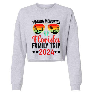 2024 Florida Family Trip Vacation Cropped Pullover Crew