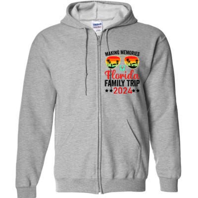 2024 Florida Family Trip Vacation Full Zip Hoodie