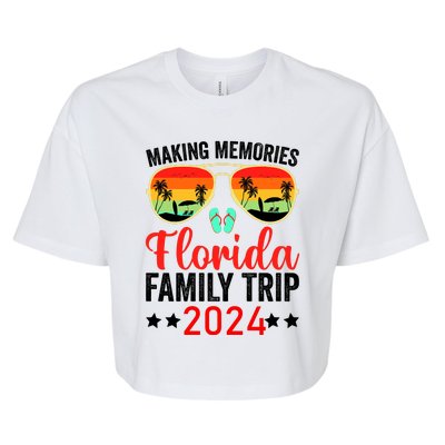 2024 Florida Family Trip Vacation Bella+Canvas Jersey Crop Tee