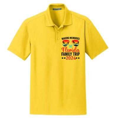 2024 Florida Family Trip Vacation Dry Zone Grid Polo