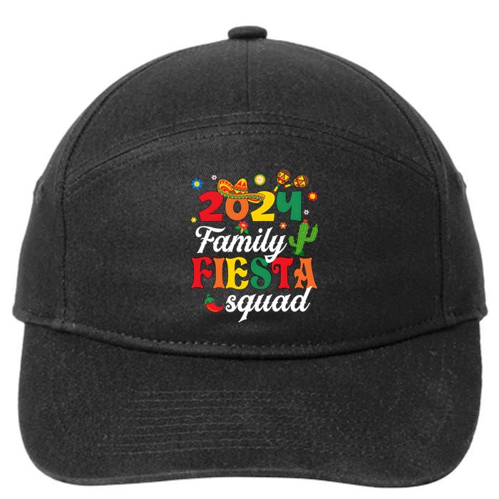 2024 Family Fiesta Squad Cinco De Mayo 7-Panel Snapback Hat