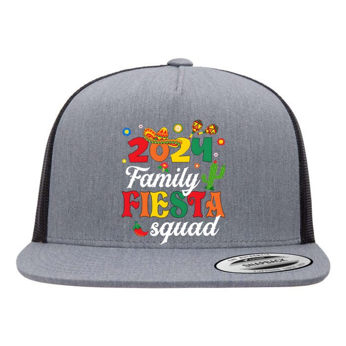 2024 Family Fiesta Squad Cinco De Mayo Flat Bill Trucker Hat