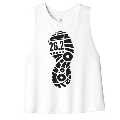 262 Full Marathon Runner Women Women's Racerback Cropped Tank