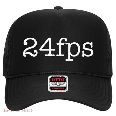 24fps Film Maker Motion Picture Crew High Crown Mesh Back Trucker Hat