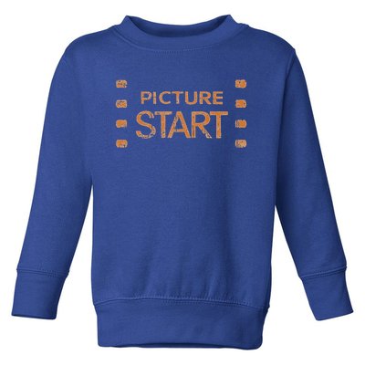 24fps Film Maker Motion Picture Crew Toddler Sweatshirt