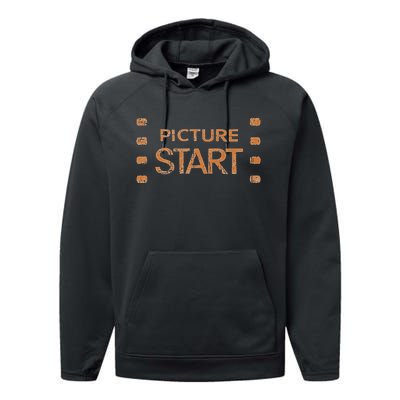 24fps Film Maker Motion Picture Crew Performance Fleece Hoodie