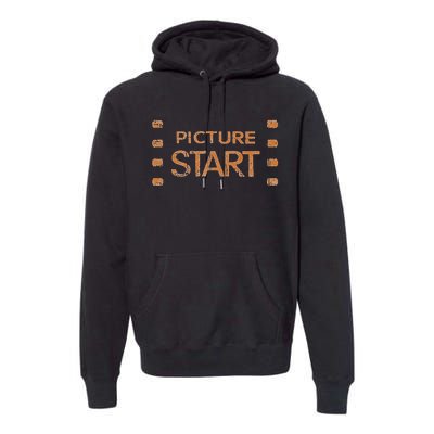 24fps Film Maker Motion Picture Crew Premium Hoodie