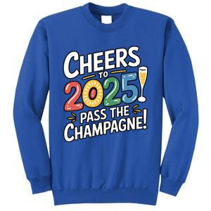 2025 Funny New Year Champagne Celebration! Cheers 2025 Cool Gift Sweatshirt