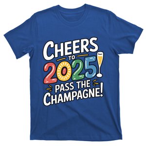 2025 Funny New Year Champagne Celebration! Cheers 2025 Cool Gift T-Shirt