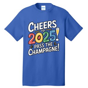 2025 Funny New Year Champagne Celebration! Cheers 2025 Cool Gift Tall T-Shirt