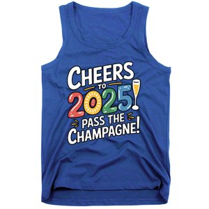 2025 Funny New Year Champagne Celebration! Cheers 2025 Cool Gift Tank Top