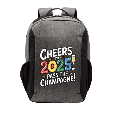 2025 Funny New Year Champagne Celebration! Cheers 2025 Cool Gift Vector Backpack