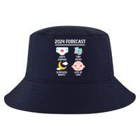 2024 Forecast Pregnant Baby Shower Gender Reveal Boy Girl Cool Comfort Performance Bucket Hat