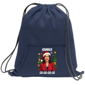 2024 Funny President Kamala Harris Christmas Sweatshirt Cinch Pack Bag