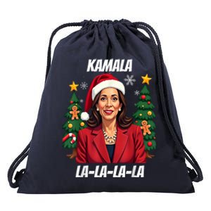 2024 Funny President Kamala Harris Christmas Drawstring Bag