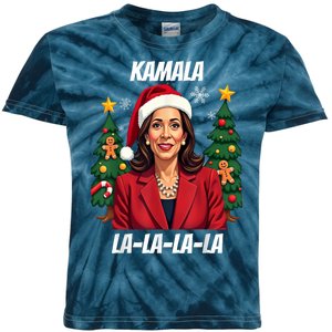 2024 Funny President Kamala Harris Christmas Kids Tie-Dye T-Shirt