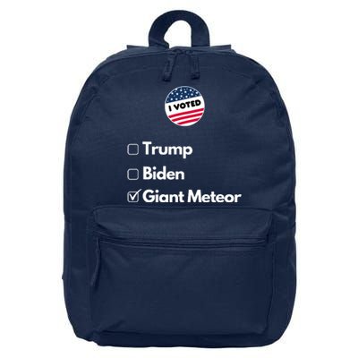 2024 Funny President Election Vote 16 in Basic Backpack