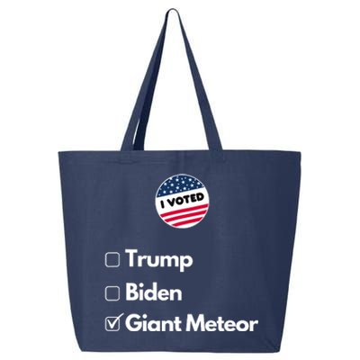 2024 Funny President Election Vote 25L Jumbo Tote