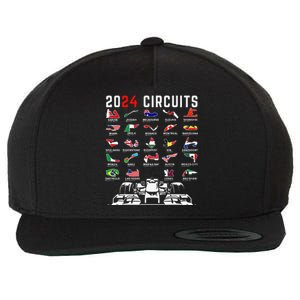 2024 Formula Racing Track Formula Race Formula Car Fan Wool Snapback Cap