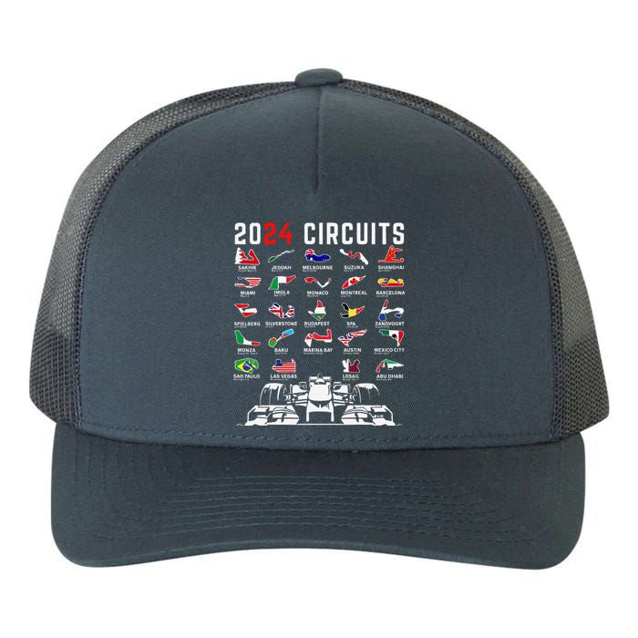 2024 Formula Racing Track Formula Race Formula Car Fan Yupoong Adult 5-Panel Trucker Hat