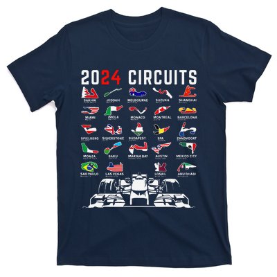 2024 Formula Racing Track Formula Race Formula Car Fan T-Shirt