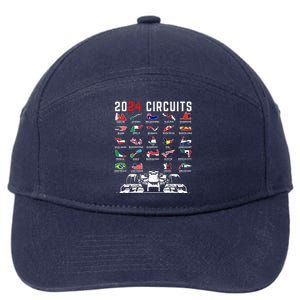 2024 Formula Racing Track Formula Race Formula Car Fan 7-Panel Snapback Hat