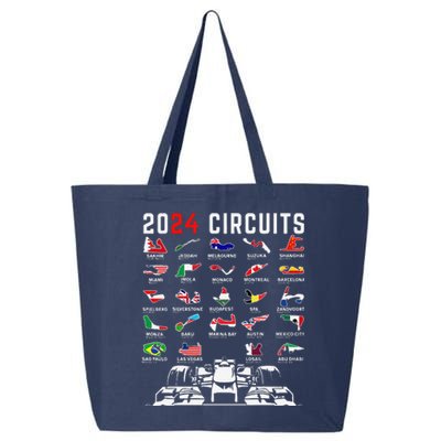 2024 Formula Racing Track Formula Race Formula Car Fan 25L Jumbo Tote