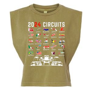 2024 Formula Racing Track Formula Race Formula Car Fan Garment-Dyed Women's Muscle Tee