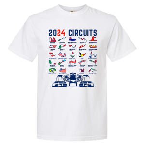 2024 Formula Racing Track Formula Race Formula Car Fan Garment-Dyed Heavyweight T-Shirt