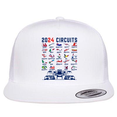 2024 Formula Racing Track Formula Race Formula Car Fan Flat Bill Trucker Hat