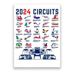 2024 Formula Racing Track Formula Race Formula Car Fan Poster