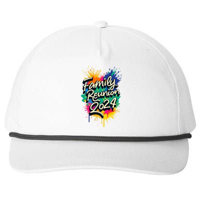 2024 Family Reunion Matching Group Snapback Five-Panel Rope Hat