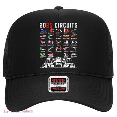 2025 Formula Racing High Crown Mesh Back Trucker Hat