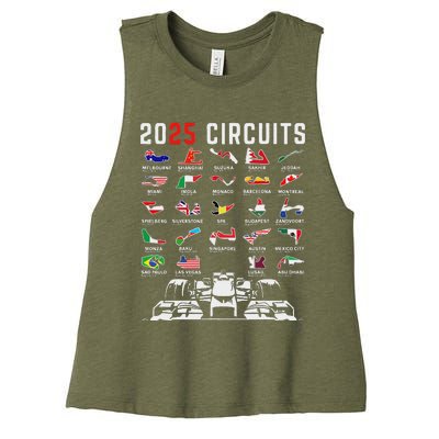 2025 Formula Racing Women's Racerback Cropped Tank