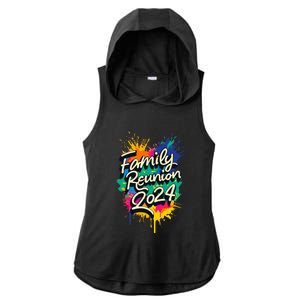 2024 Family Reunion Matching Group Ladies PosiCharge Tri-Blend Wicking Draft Hoodie Tank