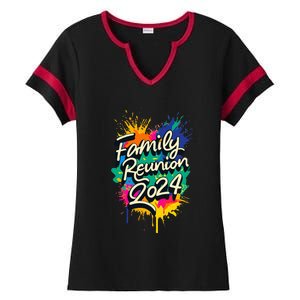 2024 Family Reunion Matching Group Ladies Halftime Notch Neck Tee