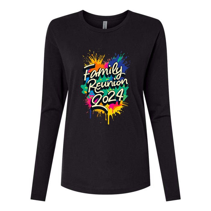 2024 Family Reunion Matching Group Womens Cotton Relaxed Long Sleeve T-Shirt