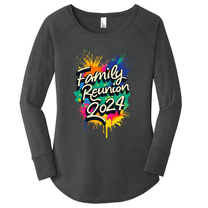 2024 Family Reunion Matching Group Women's Perfect Tri Tunic Long Sleeve Shirt