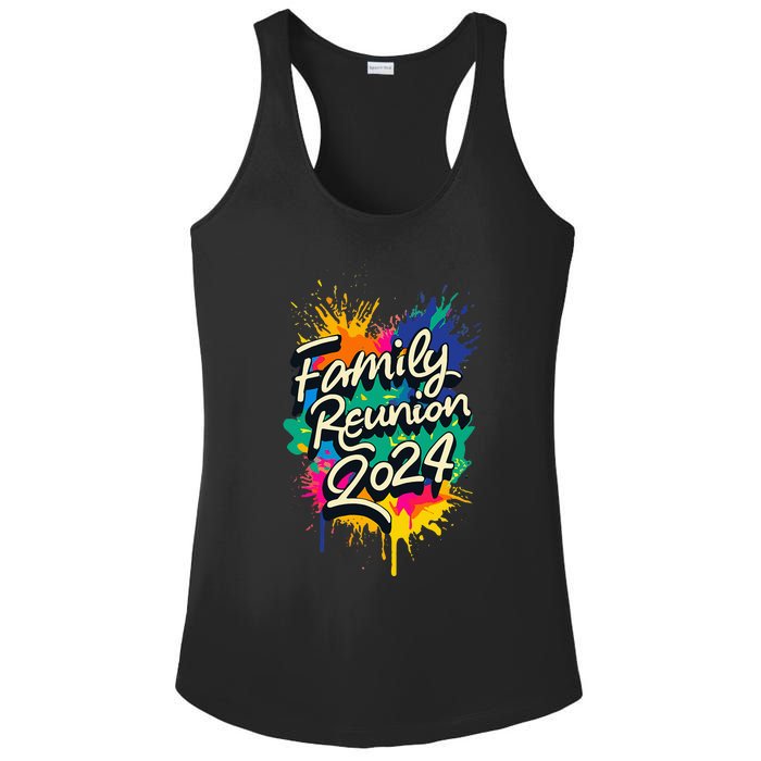 2024 Family Reunion Matching Group Ladies PosiCharge Competitor Racerback Tank