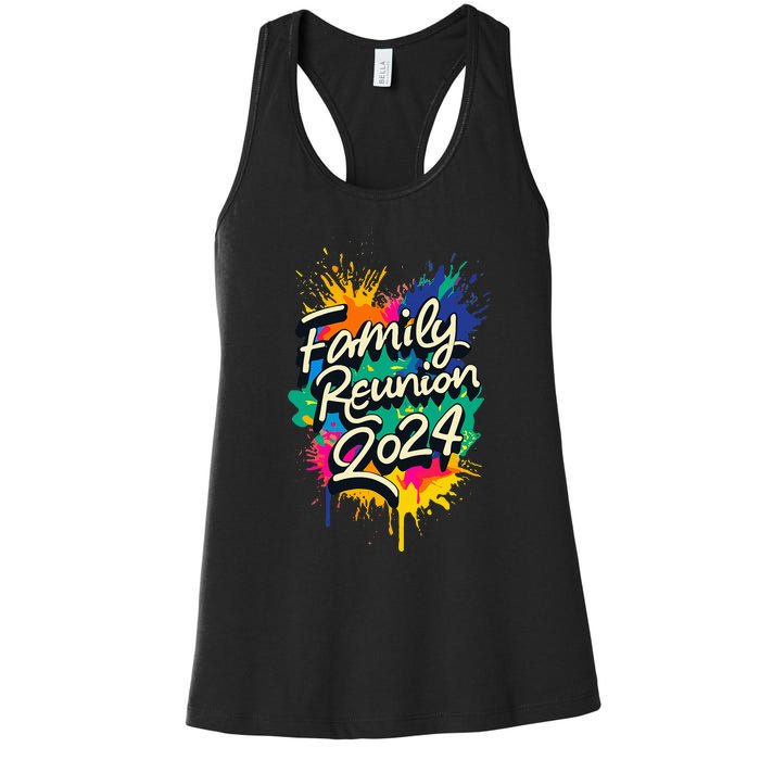 2024 Family Reunion Matching Group Women's Racerback Tank