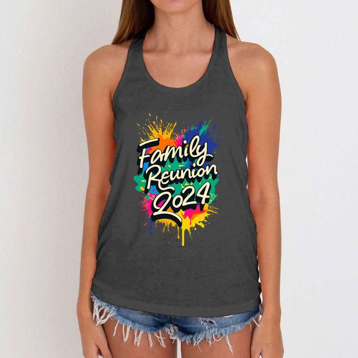 2024 Family Reunion Matching Group Women's Knotted Racerback Tank