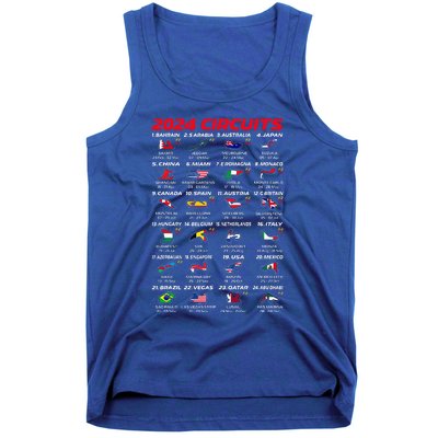 2024 Formula Racing Track Formula Race World Circuits 2024 Tank Top