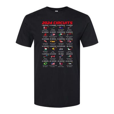 2024 Formula Racing Track Formula Race World Circuits 2024 Softstyle CVC T-Shirt