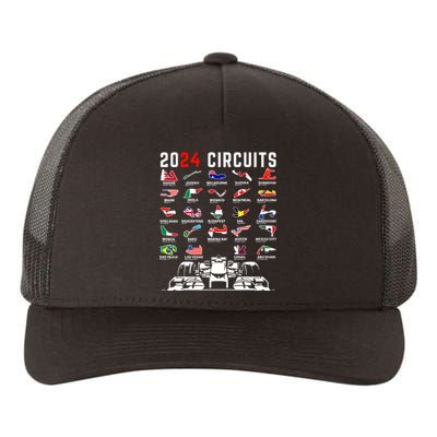 2024 Formula Racing Track Formula Race Formula Car Fan Yupoong Adult 5-Panel Trucker Hat