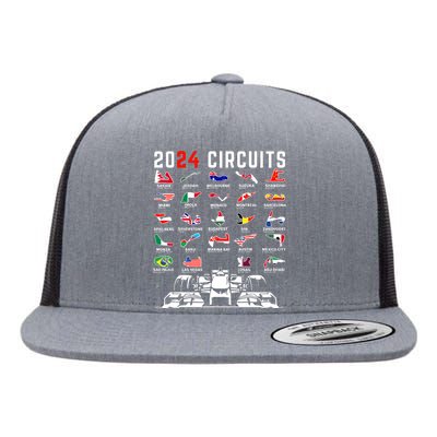 2024 Formula Racing Track Formula Race Formula Car Fan Flat Bill Trucker Hat