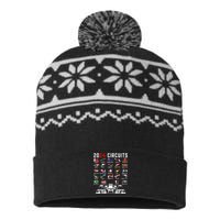 2024 Formula Racing Track Formula Race Formula Car Fan USA-Made Snowflake Beanie