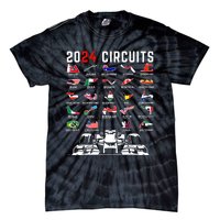 2024 Formula Racing Track Formula Race Formula Car Fan Tie-Dye T-Shirt