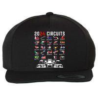 2024 Formula Racing Track Formula Race Formula Car Fan Wool Snapback Cap