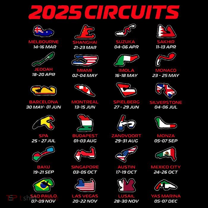 2025 Formula Racing Track Circuits 2025 Impact Tech Backpack