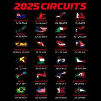 2025 Formula Racing Track Circuits 2025 Backpack